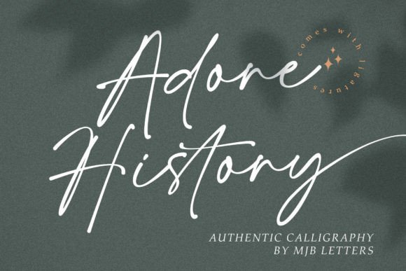 Adore History: Elevating Web Design with Graceful Handwritten Typography