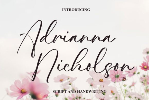 Adrianna Nicholson Font for Professional Branding