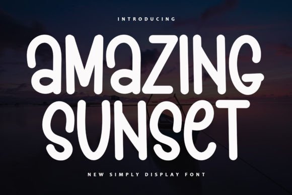 Amazing Sunset: A Script Font That Elevates Handmade Creations