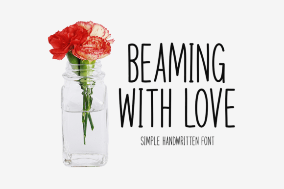 Beaming with Love: A Font That Elevates Brand Identity
