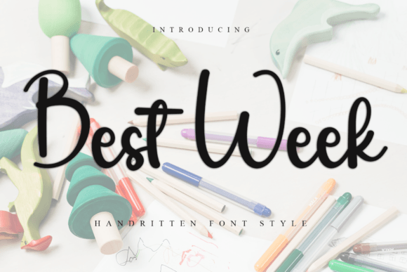 Best Week: A Script Font for Creative Projects