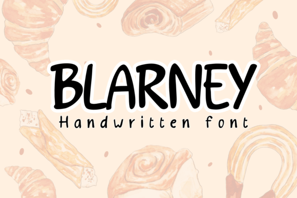 Blarney: A Handwritten Font for Creative Makers