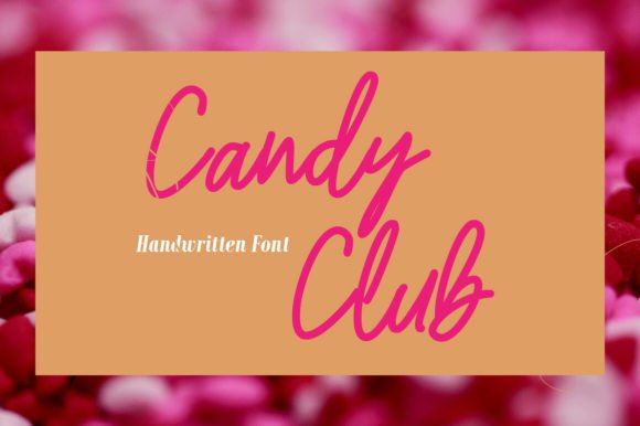 Candy Club: The Perfect Handwritten Font for Crafters and Sellers