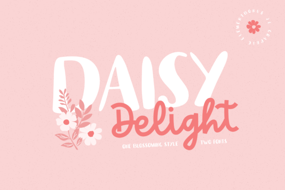 Daisy Delight Font for Editorial Design