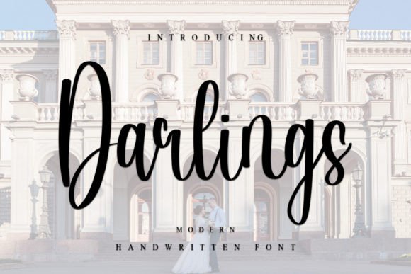 Darlings Typeface: A Designer’s Take on Elegant Handwritten Branding