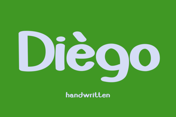 Diego: The Handwritten Typeface for Modern Digital Branding
