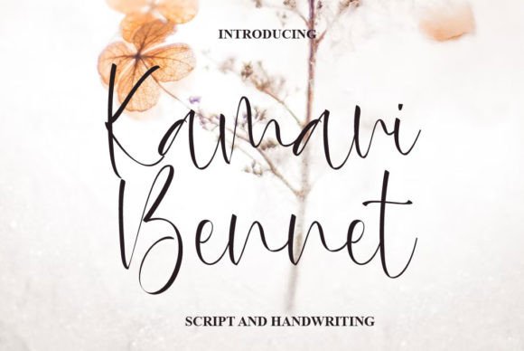 Kamari Bennett: A Script Font for Elegant Editorial Design