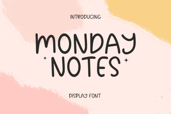 Monday Notes: The Playful Handwritten Typeface for Crafters