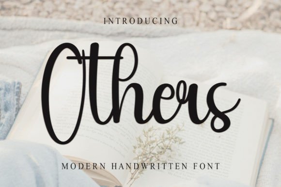 Others Handwritten Font: A Modern Script for Elegant Craft Projects
