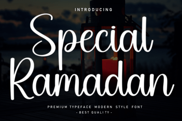 Special Ramadan Typeface: Elevating Editorial Design with Handwritten Elegance
