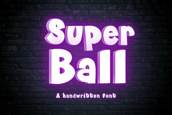 Super Ball Font for Campaign Creatives