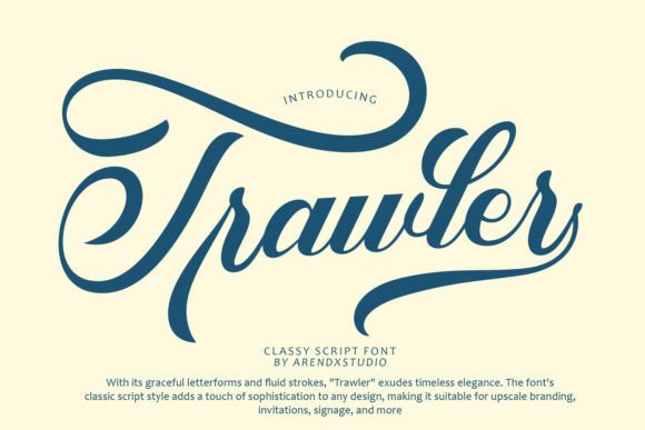 Trawler Font for Branding That Feels Timeless