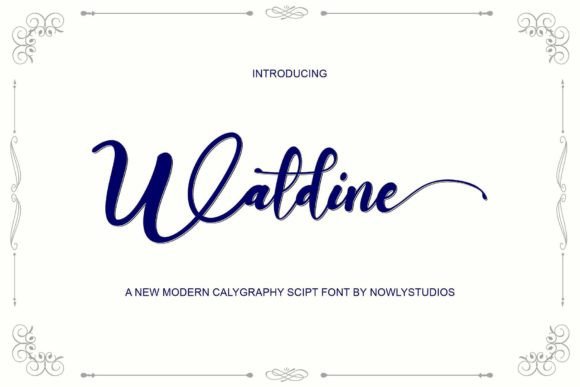 Waldine Font for Professional Branding