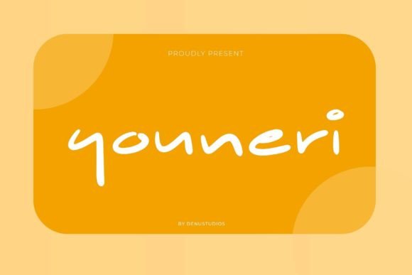 Youneri Handwritten Font for Creative Projects